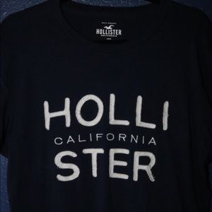 Men’s Navy Blue Hollister Logo T-Shirt